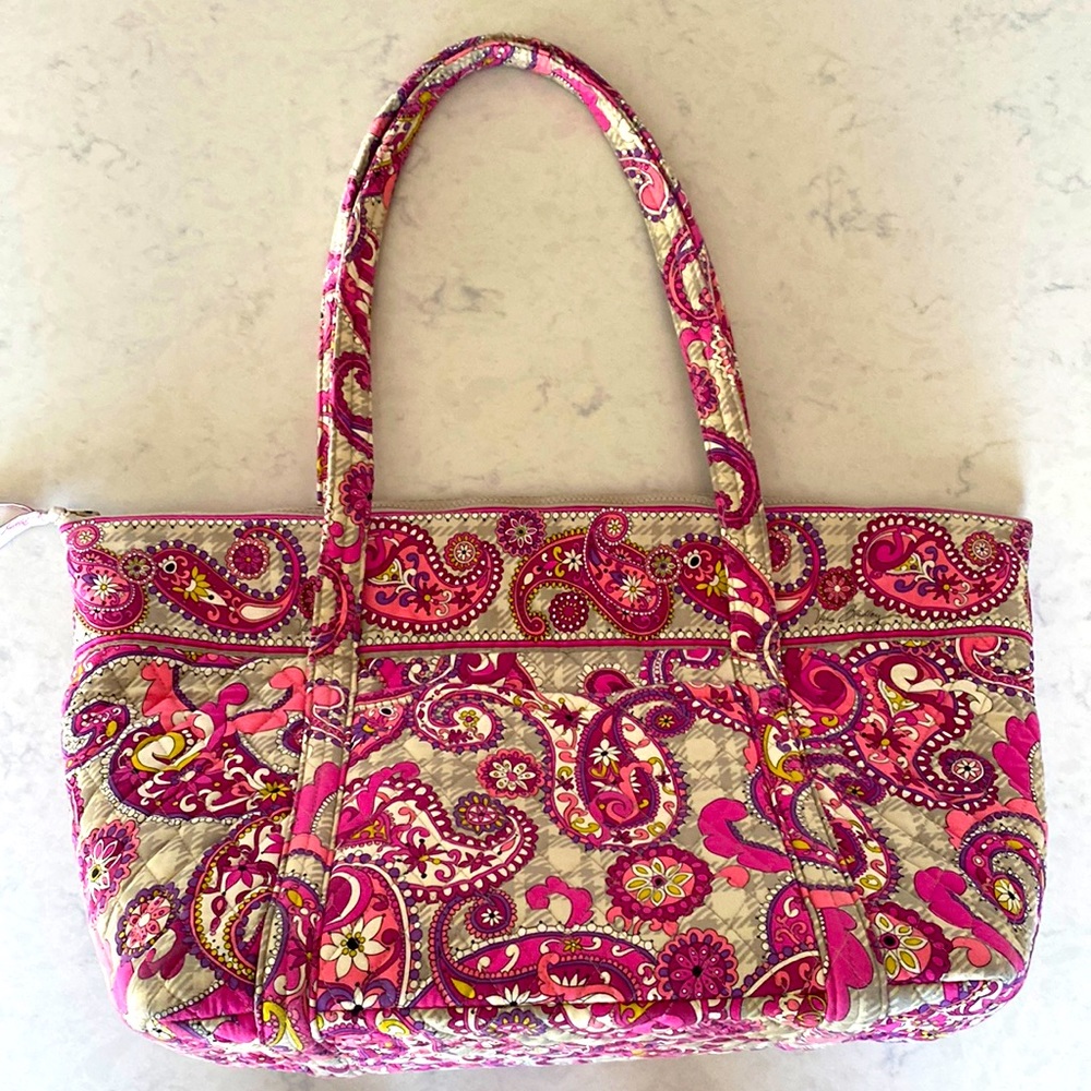 Vera Bradley Tote Pink Paisley